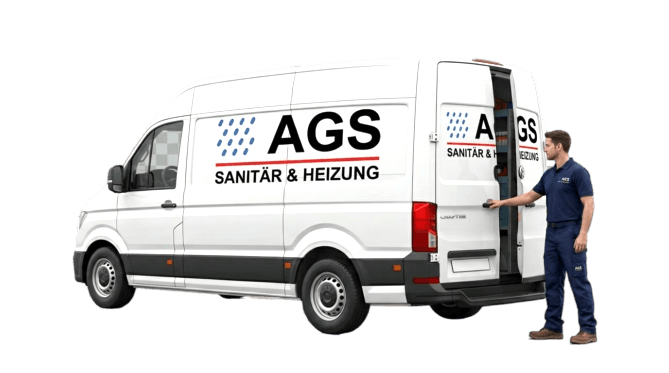 AGS Sanitär und Heizung Firmenfahrzeug